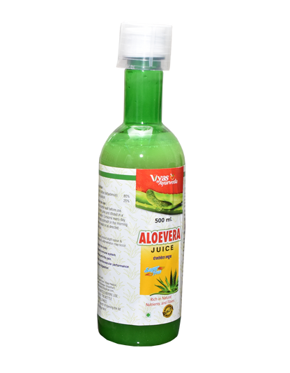 Vyas Ayurveda Aloevera Juice 500ml | Sugar Free Aloe Vera Juice