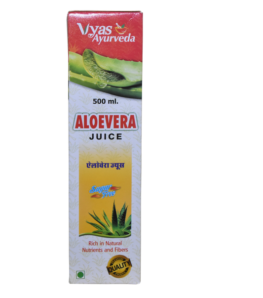 Vyas Ayurveda Aloevera Juice 500ml | Sugar Free Aloe Vera Juice